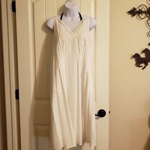 Gibson Latimer Off White Summer Dress NWT